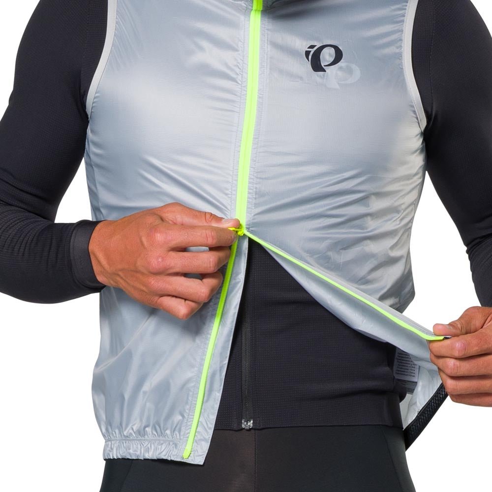 Pearl iZUMi Elite Barrier Gilet de cyclisme pour femme, vert flash Pearl iZUMi Elite Barrier Gilet de cyclisme pour femme, vert flash