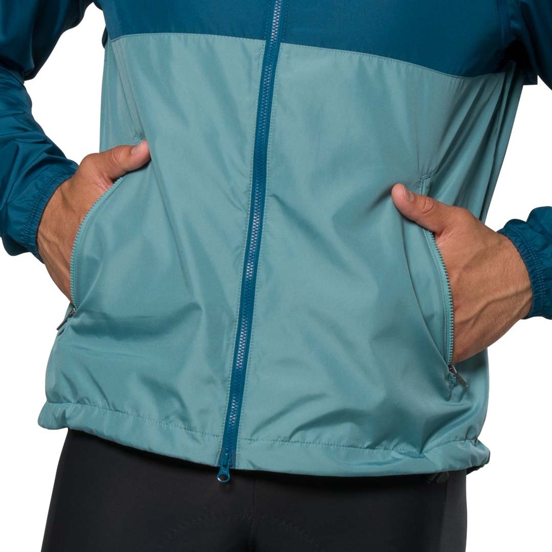Veste Cyclisme Femme Pearl Izumi Convertible - Petite - Bleue - Softshell Légère