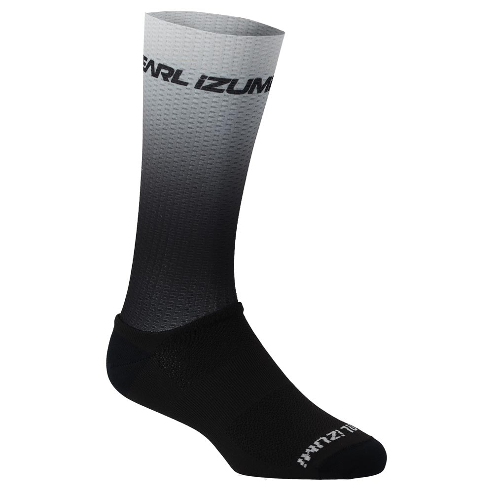 PEARL iZUMi Transfer 7Inch Aero Socks PI25044010-BK/GR-S